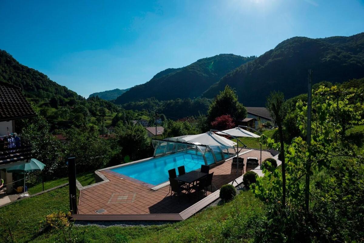 Hisa Taljat Villa Most Na Soci Exterior photo